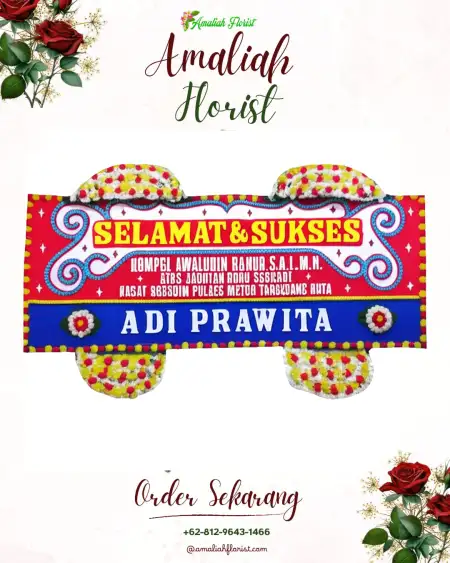 Papan Bunga Ucapan Selamat Kedungkebo